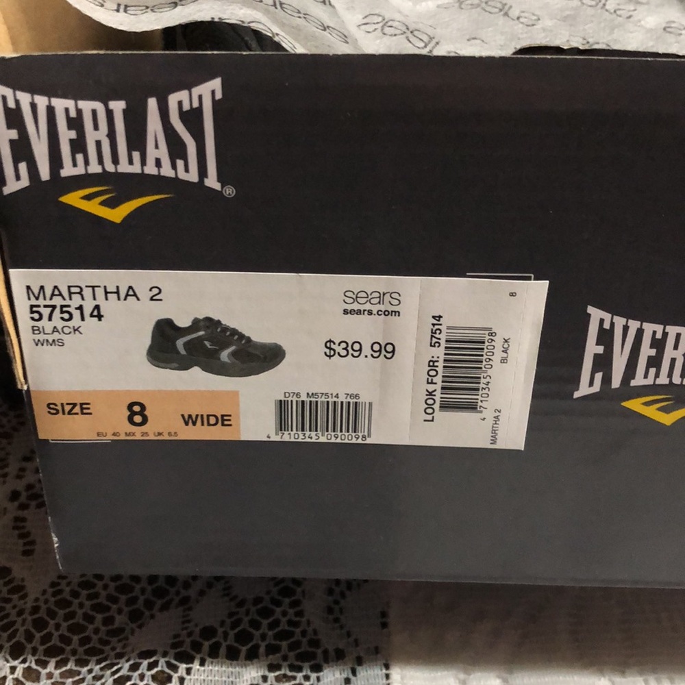 Everlast Martha 2 Black & Grey Tennis Shoes - Picture 4 of 6